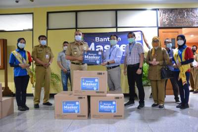 Zaki Kembali Terima Bantuan Antigen dan Reagen PCR dari Perusahaan