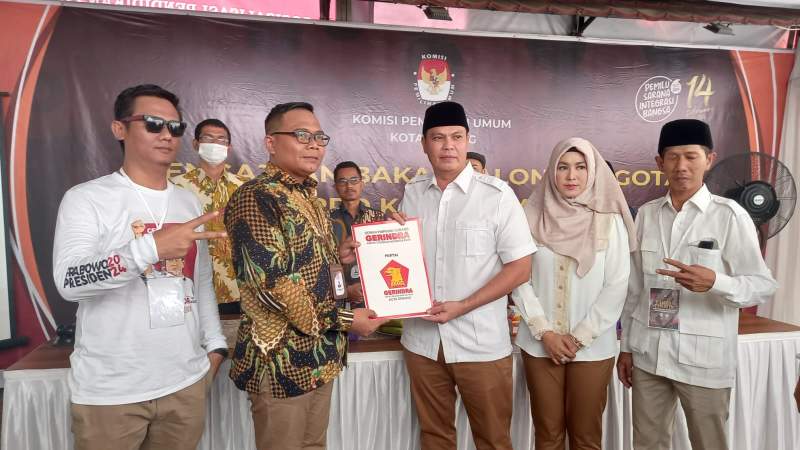 Pileg 2024, Gerindra Kota Serang Daftarkan 45 Bacaleg, Target 9 Kursi