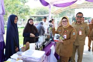 Intan Tangerang Tinjau Gerakan Pangan Murah dan Bazar UMKM