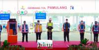 Presiden RI Joko Widodo resmikan tol Serpong-Cinere ruas Serpong-Pamulang.