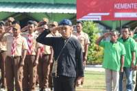 Peringatan Hari Sumpah Pemuda di lingkungan Lapas Cilegon digelar dengan melaksanakan Upacara Bendera yang diikuti seluruh pegawai dan WBP, Jumat (28/10/2022).