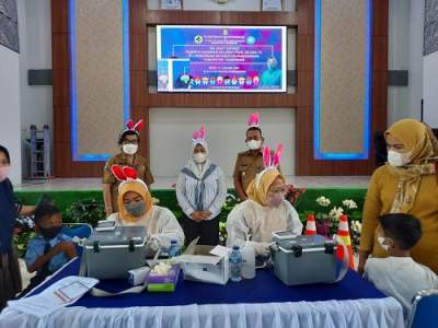 9610 Anak di Kecamatan Pagedangan Sudah Divaksin