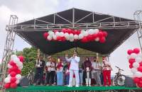 Doorprize Umroh Meriahkan HUT RI ke-77 di Desa Gembong Balaraja