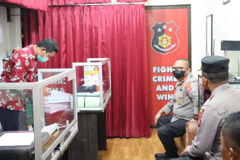 Awali Tugasnya, Kapolres Tanjung Balai Cek Ruangan Setiap Fungsi Beserta Fasilitas & Sarprasnya