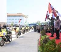 Panglima TNI,  Kapolri, dan Kepala BNPB Lepas Bantuan PPKM Darurat di Banten