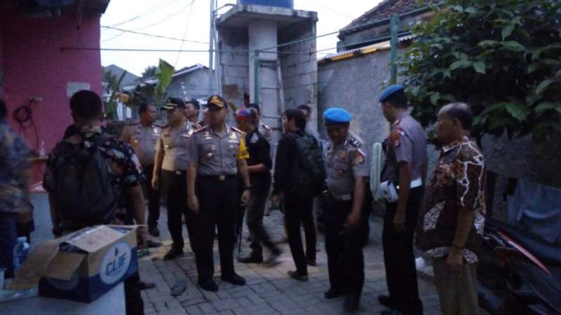Polrestro Tangerang menggerebek lokasi penyekapan di Sepatan, Kabupaten Tangerang.