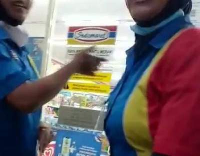 Akibat Gempa, Karyawan Indomaret di Sukamulya Berhamburan Keluar