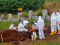 Lokasi pemakaman Buni Ayu lahan yang disiapkan oleh Pemkab Tangerang.