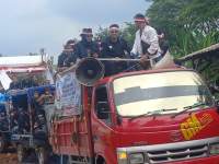 Ditandai Tanda Tangan Petisi, Ribuan Masa PJBN Ikuti Pawai Pemilu Damai 2024