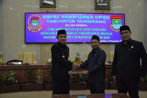 DPRD Kabupaten Tangerang Tetapkan APBD Tahun 2020 Sebesar Rp5,7 Triliun