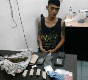 DN Diamankan Polres Metro Tangerang Kota Karena Kedapatan Membawa Ganja