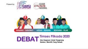 Tingkat Partisipasi Pilkada 2020, SMSI Tangsel Gelar Debat Timses Paslon Tiap Pekan