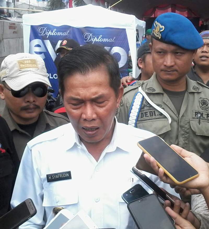 Kesal Dengan Para Pedagang Nakal, Walikota Serang Sumpahi Ga Laku