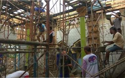 Masyarakan Kampung Ciruas Kompak Bergotong Royong Dalam Pembangunan Masjid