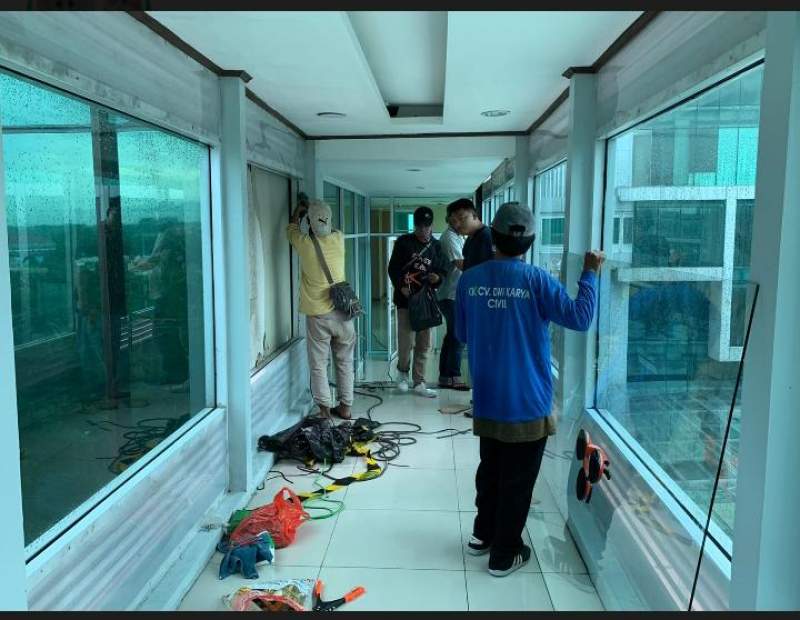 Dalam Sepekan, Dinas Bangunan Kota Tangsel Perbaiki Seluruh Aset yang Rusak Akibat Badai