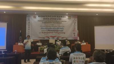 Sekda Paparkan Keberhasilan Perumdam TKR Di Raker PWI