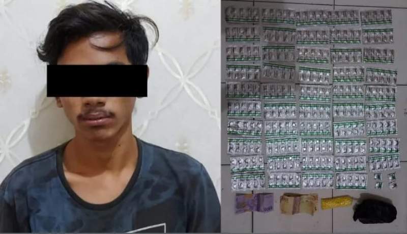 Pelaku Pengedar Obat Keras di Kabupaten Lebak Ditangkap Polisi