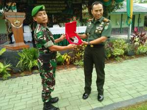 Danrem 064/MY Kunjungi Yonif 320/Badak Putih Prajurit Jawara