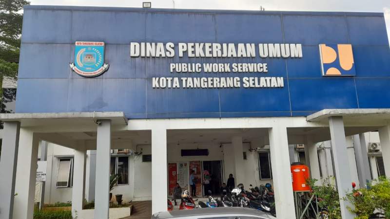 Kantor Dinas PU Kota Tangsel.