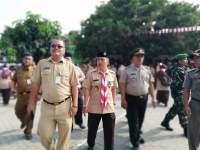 Peringatan Hari Pramuka ke-57 di Kecamatan Legok Meriah