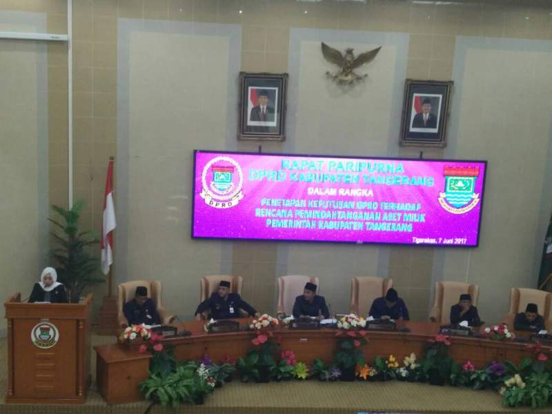 Fraksi DPRD Kabupaten Tangerang Setujui Pemindahtanganan Aset