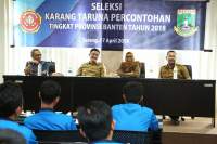 Andika Buka Seleksi Karang Taruna Percontohan