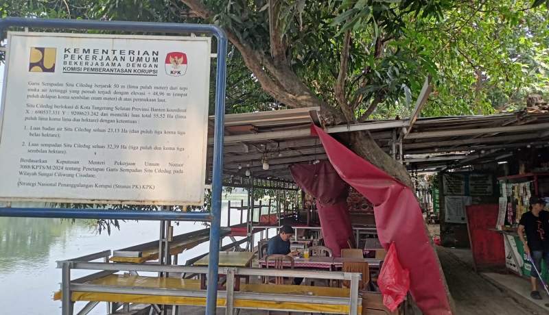 Status Lahan di Sekitar Situ Tujuh Muara Pamulang Masih Berproses, PUPR Banten Minta Libatkan BPN