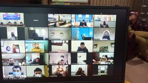 Rapat Paripurna DPRD Dengan Bupati Tangerang Digelar Secara Online