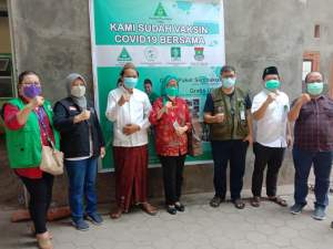 Selain Masyarakat Umum, GP. Ansor Tangerang Menggelar Vaksinasi untuk Ibu Hamil dan USG Gratis
