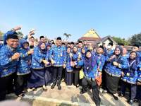 Pimpin Apel Pagi, Zaki Pamit di Hadapan ASN dan Ribuan Warga