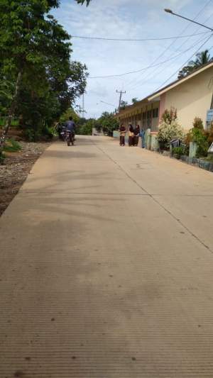 Jalan Betonisasi Wisata Puncak Cibaja Serang Sudah Selesai