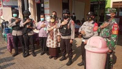 Camat dan Kapolsek Balaraja Hadiri Simulasi Pilkades di Bunar