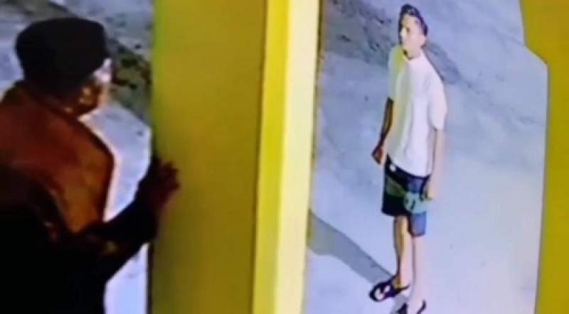 Tangkapan layar CCTV. (ist)