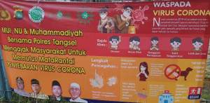 Tokoh Agama Dukung Kapolres Tangsel Jalankan Physical Distancing dan Maklumat Kapolri