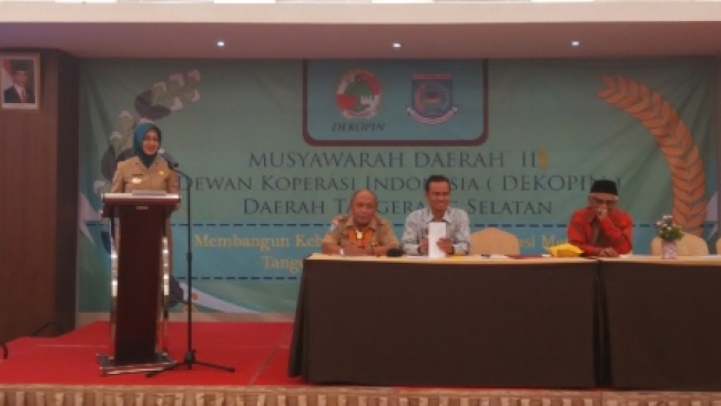 Airin Buka Musda II Dekopin Kota Tangsel