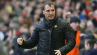 Liverpool yang harus mengakhiri musim tanpa meraih gelar, tak membuat Brendan Rodgers kecil hati, bahkan semakin yakin ia takkan didepak dari Anfield. (Reuters/Carl Recine)
