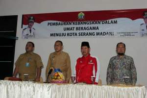 Sosialisasi Kesbangpol Kota Serang.