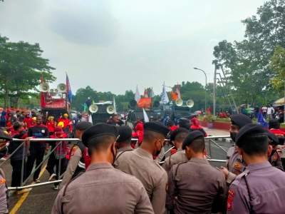 500 Aparat Kepolisian Amankan Aksi Demo Penolakan Kenaikan BBM