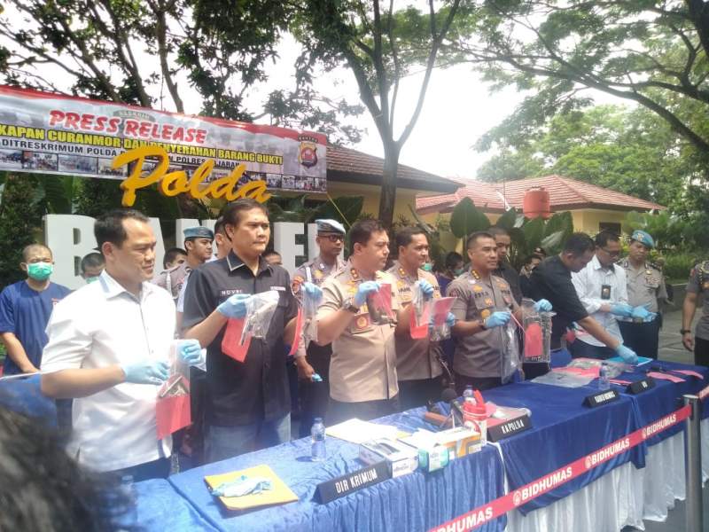 Polda Banten Amankan 94 Tersangka Curanmor