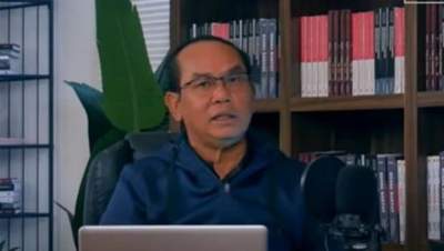 Saiful Mujani dalam tangkapan layar YouTube SMRC.