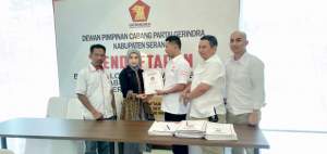Ketua PKB Kota Serang Daftar Penjaringan Pilbup ke Gerindra