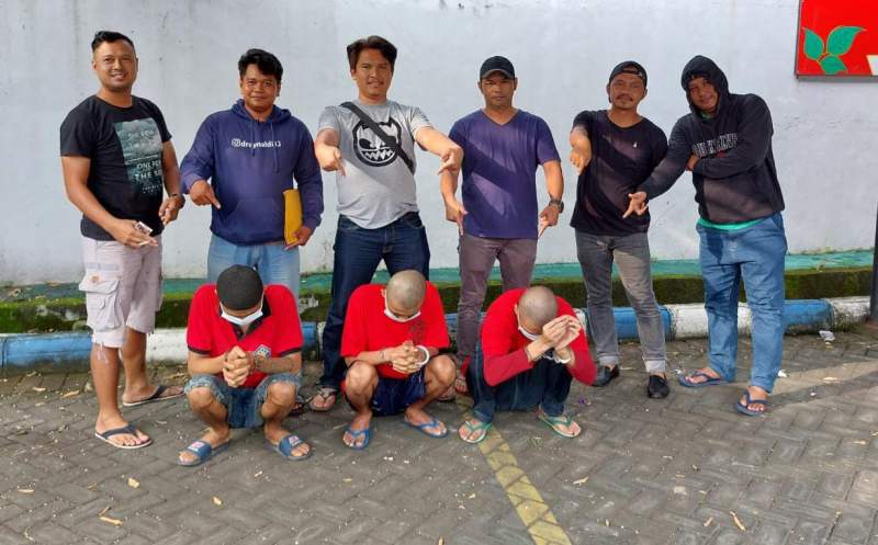 3 dari 5 Pelaku Dibekuk Petugas Kepolisian Dari Unit Jatanras Satreskrim Polresta Tangerang