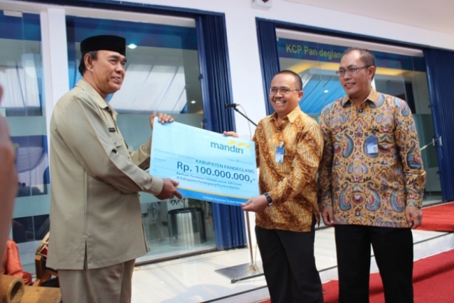 Bupati Apresiasi Adanya KCP Bank Mandiri Di Pandeglang