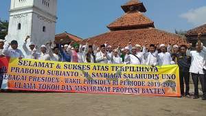 Relawan Prabowo-Sandiaga Uno Deklarasikan Kemenangan, Biwali Banten : Klaim Kemenangan Sah-sah saja, Tapi ikuti Aturan