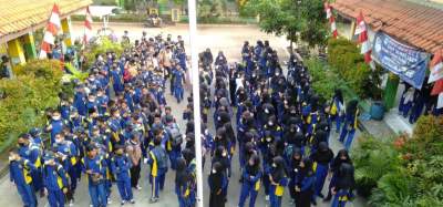 Rutin Apel Sabtu Sore, Para Siswa SMPN 4 Sepatan Dapat Pesan Khusus Dari Kesiswaan