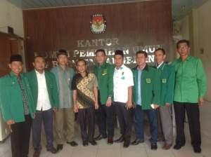  PPP Kubu Djan Faridz saat di KPU Kabupaten Tangerang.