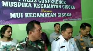 Konferensi Pers dugaan aliran sesat.