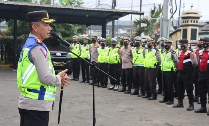 Kombes Romdhon Pimpin Apel Pengamanan Jalur Wakil Presiden