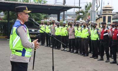 Kombes Romdhon Pimpin Apel Pengamanan Jalur Wakil Presiden