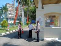 Personel Ditpamobvit Polda Banten Sosialissai 6 M di Hotel Marbella